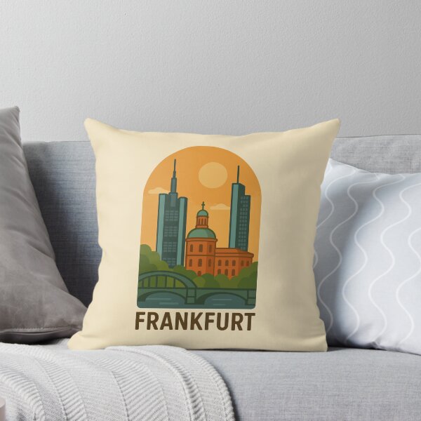 Artikelvorschau, Frankfurt Reise-Souvenir-Aufkleber entworfen und verkauft von rogue-design.