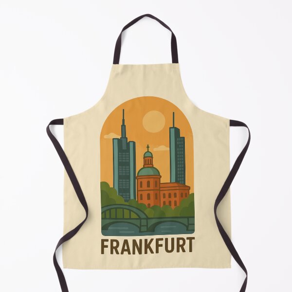 Artikelvorschau, Frankfurt Reise-Souvenir-Aufkleber entworfen und verkauft von rogue-design.