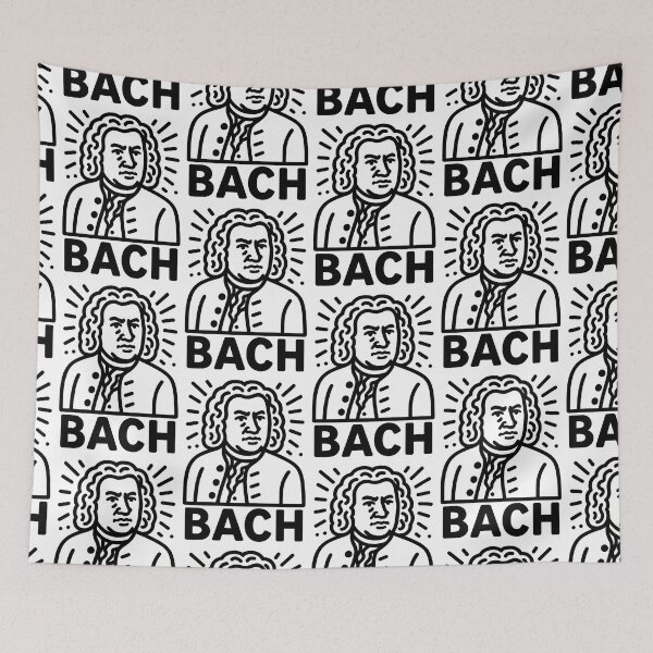 Aperçu de l'œuvre Jean-Sébastien Bach créée et vendue par PickledjoArt.