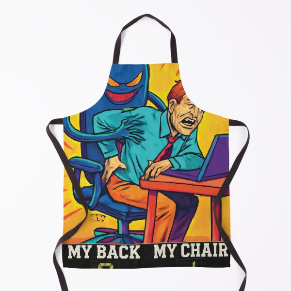 Item preview, My Back vs My Chair: The Epic Battle Scoreboard designed and sold by Feline Rockstars.