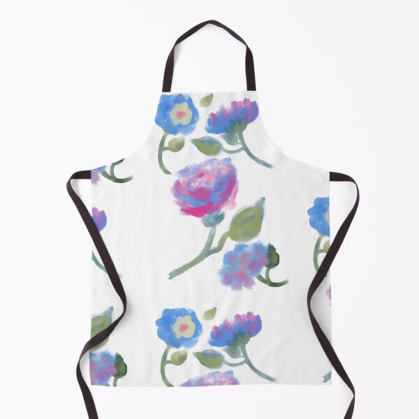 Item preview, Hot Pink and Blue Flowers by ElitebyElise designed and sold by ElitebyElise.