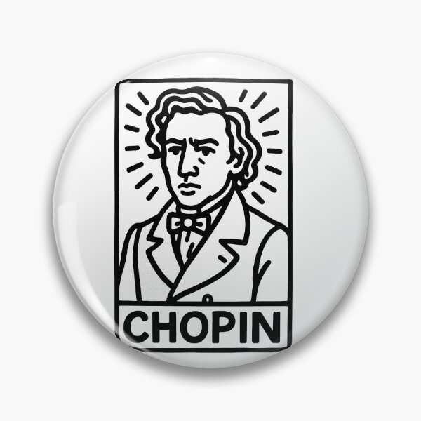 Item preview, Frédéric Chopin Art designed and sold by PickledjoArt.