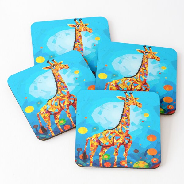 Item preview, Psychedelic Giraffe  - Safari Animals designed and sold by PawPrintStyles.