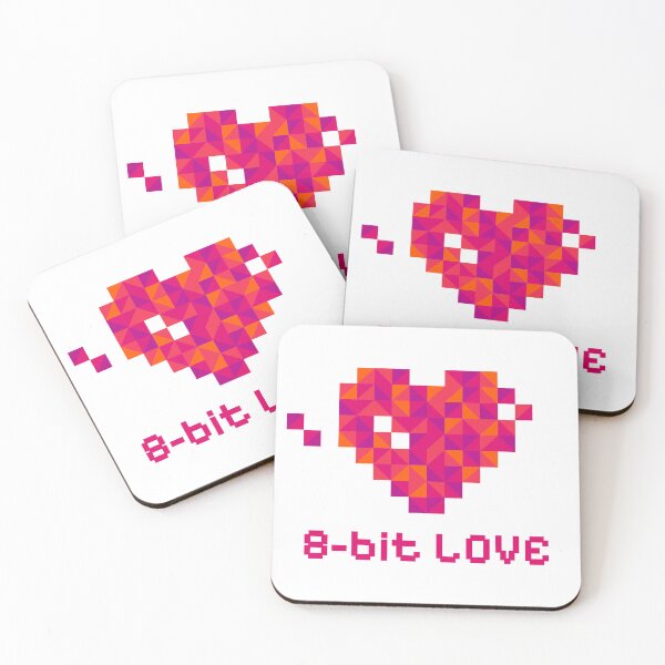 Item preview, 8-bit Love Pixel Heart designed and sold by missbobbit.