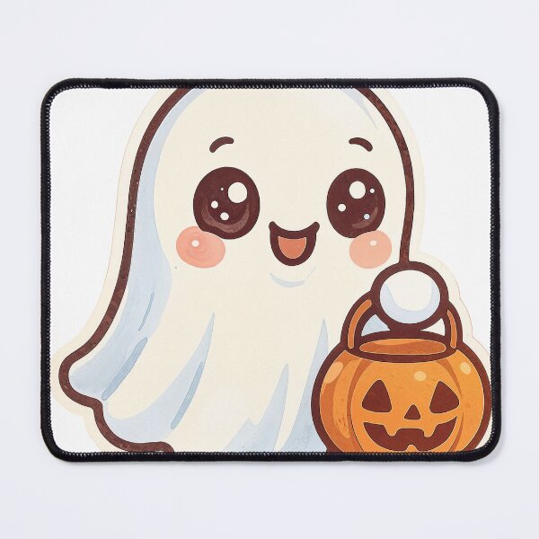 Item preview, Little Ghost and Jack-o'-Lantern designed and sold by MaliEva.