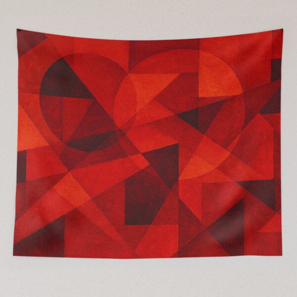 Item preview, Powerful geometry in red designed and sold by Sigtrix.