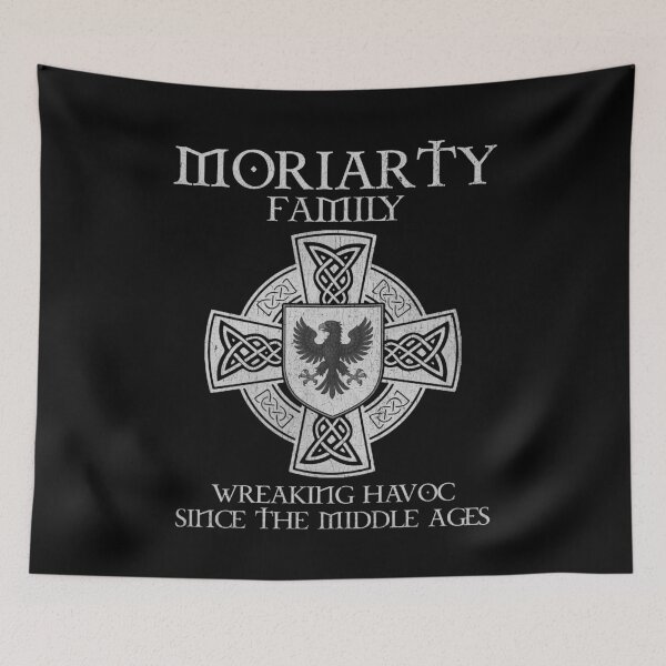 Item preview, Moriarty Family Crest – Medieval Heritage Emblem for Ancestry Lovers & Vintage Style Fans designed and sold by 9X FR.