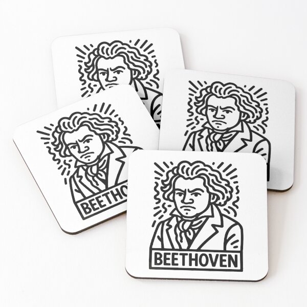 Item preview, Ludwig van Beethoven Art designed and sold by PickledjoArt.