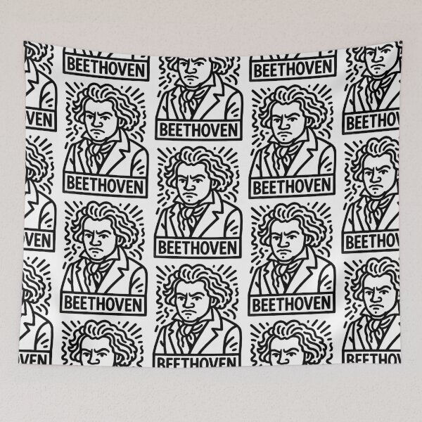 Item preview, Ludwig van Beethoven Art designed and sold by PickledjoArt.