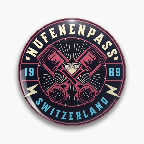 Item preview, Nufenpass - Switzerland - Schweiz motorcycle passes designed and sold by Paperfly Doodles.