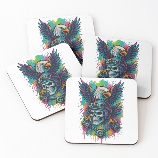 Item preview, Graffiti Skull Eagle Rider designed and sold by Maggrafi.