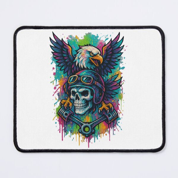Item preview, Graffiti Skull Eagle Rider designed and sold by Maggrafi.