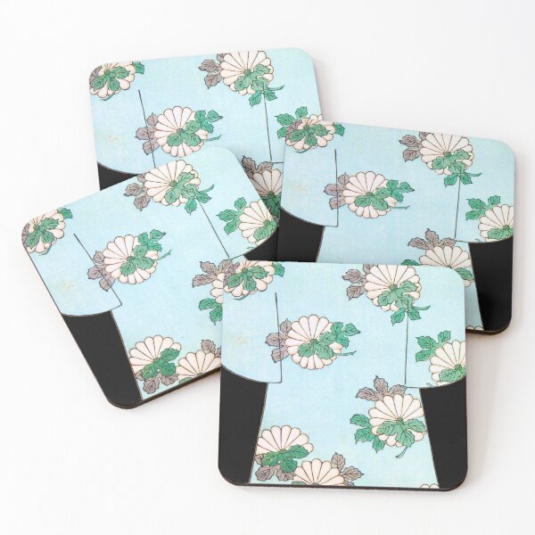 Item preview, White Chrysanthemums on Sky Blue - V2 - Enhanced designed and sold by WheelieGdArt.