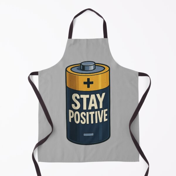 Item preview, Stay Positive Battery Cartoon designed and sold by Nuvijo.