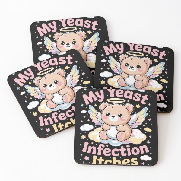 Item preview, My Yeast Infection Itches Bear Weird Adult Humor Offensive designed and sold by Charidana.