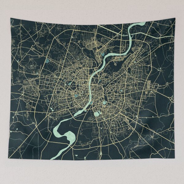 Item preview, Ahmedabad City Map of Gujarat, India - Summer designed and sold by deMAP.