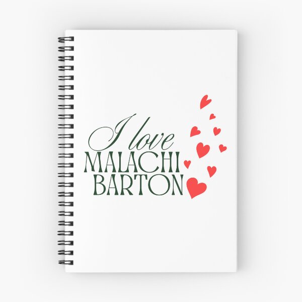 Item preview, I Love Malachi Barton Fan Typography T-Shirt & Sticker Design designed and sold by FlipFlop7.