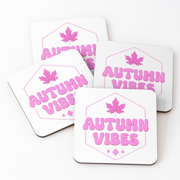 Item preview, Autumn Vibes Print – Pink Typography Fall Decor designed and sold by GoxyVision.