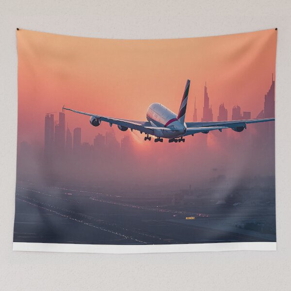 Item preview, Emirates A380 Sunset Flight designed and sold by Skyframe Aviation.