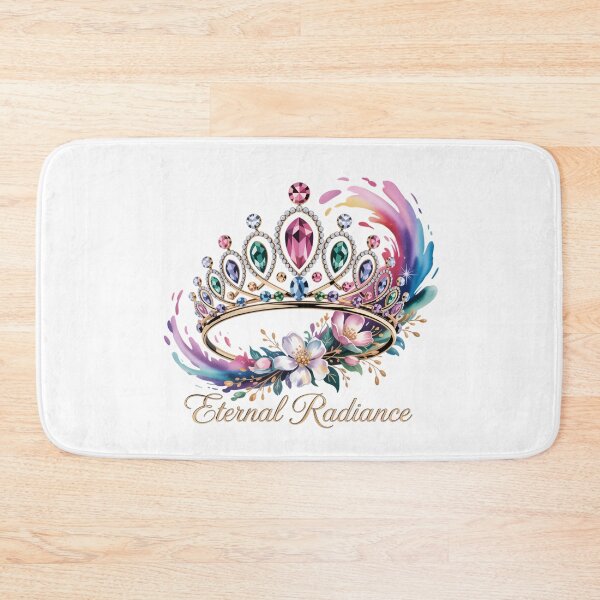 Item preview, Eternal Radiance Colorful Gemstone Tiara Floral Splash designed and sold by NewAspect.