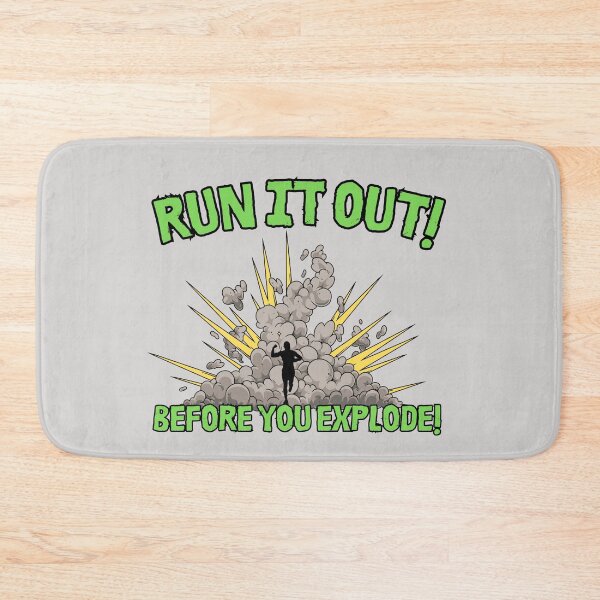 Item preview, Run it out! before you explode! - funny running motivation designed and sold by CypisDesign.