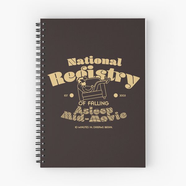 Item preview, National Registry of Falling Asleep Mid-Movie designed and sold by Milena R..