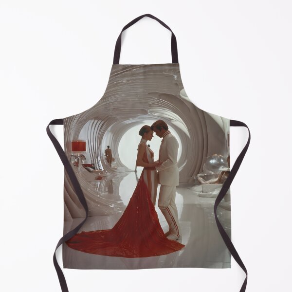 Item preview, Futuristic Elegant Couple | Retrofuturistic Romance in Space Setting designed and sold by Velvetcosmonova.