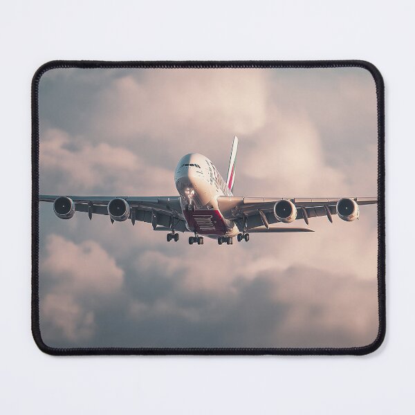 Item preview, Emirates A380 On Final Approach designed and sold by Skyframe Aviation.