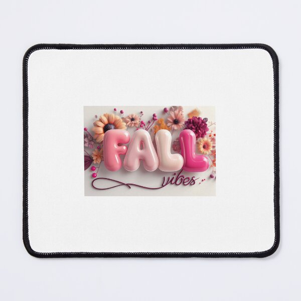 Item preview, Fall Vibes Print – Pink Typography Autumn Decor designed and sold by GoxyVision.