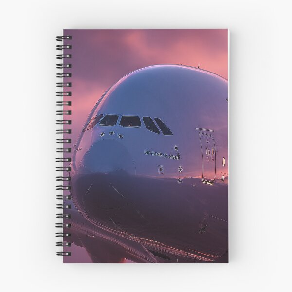 Item preview, Emirates A380 al atardecer designed and sold by Skyframe Aviation.