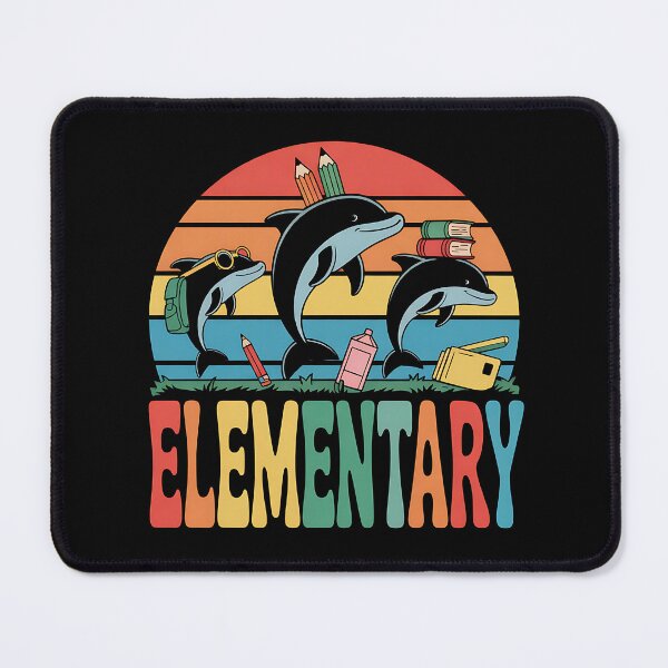 Item preview, Funny Dolphin Elementary Back to School Teacher Student designed and sold by BakeryDozen.