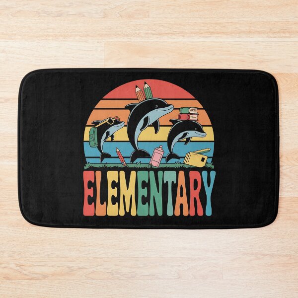 Item preview, Funny Dolphin Elementary Back to School Teacher Student designed and sold by BakeryDozen.