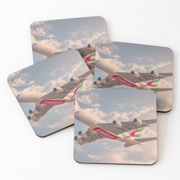 Item preview, Emirates A380 Over the Desert designed and sold by Skyframe Aviation.