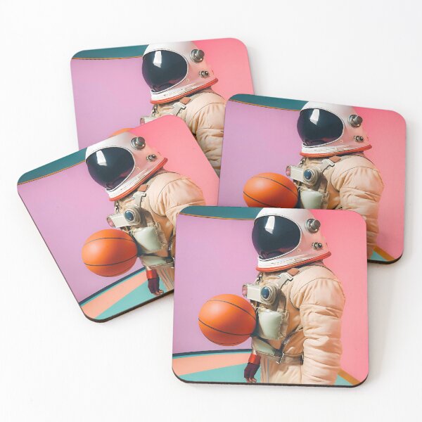 Item preview, The astronaut on the basketball court designed and sold by ICONICASTUDIO.