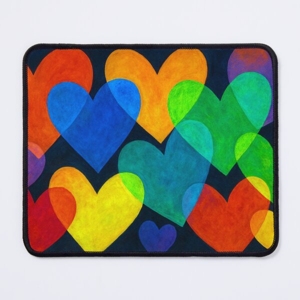Item preview, Colorful heart play of harmony designed and sold by Sigtrix.