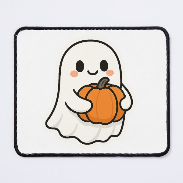 Item preview, Autumn Ghost with a Pumpkin designed and sold by Cute-Nature.