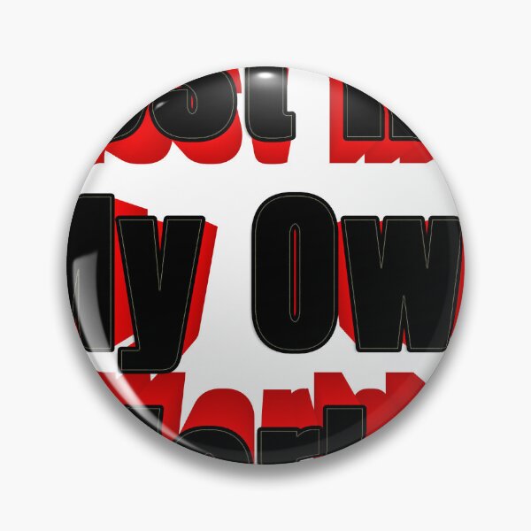 Item preview, Lost In My Own World (black&red) designed and sold by INonsense-SHOP.