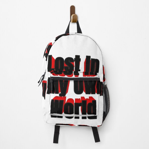 Item preview, Lost In My Own World (black&red) designed and sold by INonsense-SHOP.