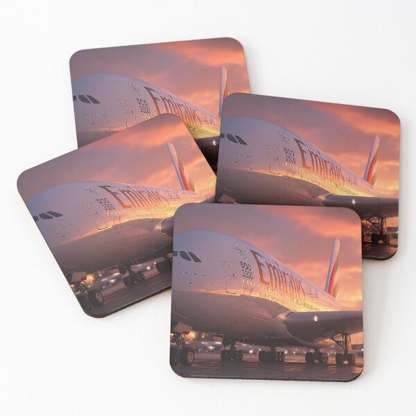 Item preview, Emirates A380 During Refuel designed and sold by Skyframe Aviation.