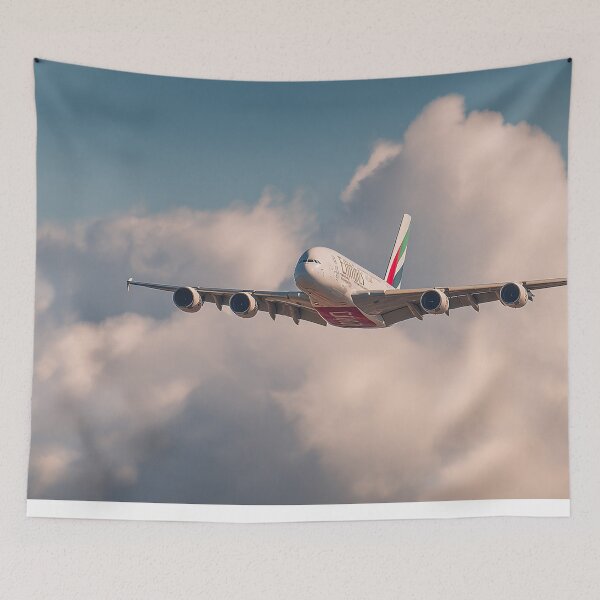 Item preview, Emirates A380 in Blue Skies designed and sold by Skyframe Aviation.