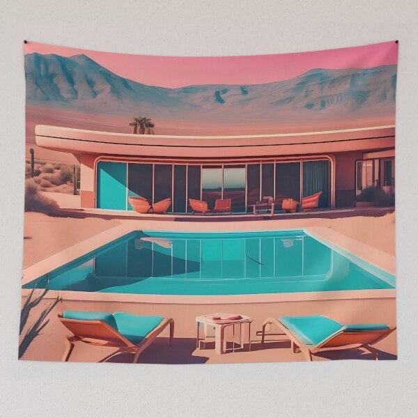 Item preview, The contemporary house in the desert designed and sold by ICONICASTUDIO.