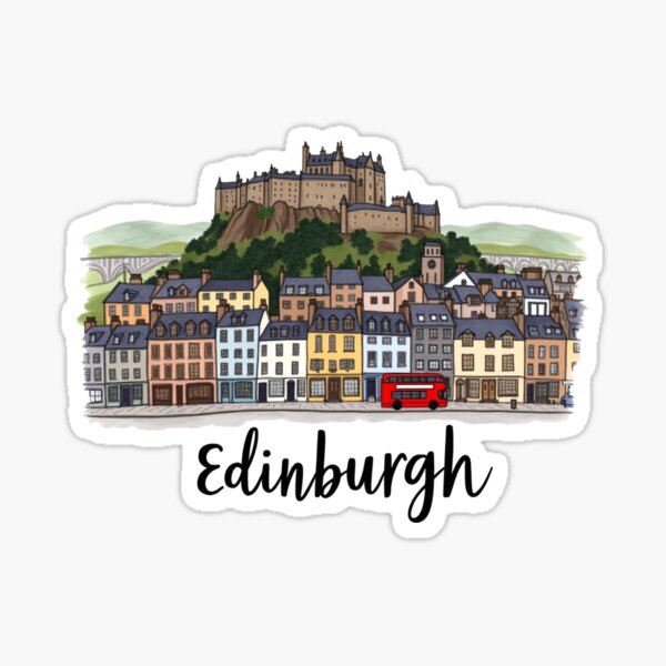 Edinburgh United Kingdom Sticker