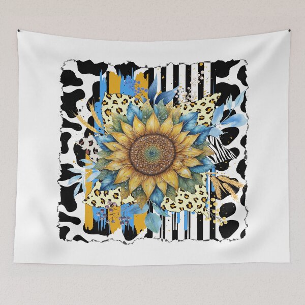 Item preview, Abstract Sunflower with Mixed Patterns designed and sold by NewAspect.