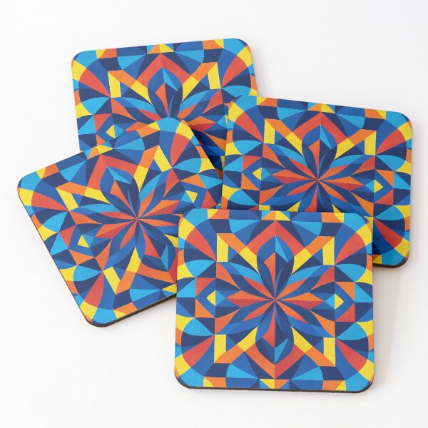 Item preview, Kaleidoscopic geometry in color designed and sold by Sigtrix.