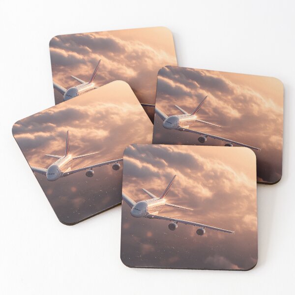 Item preview, Emirates A380 Leaving Contrails designed and sold by Skyframe Aviation.