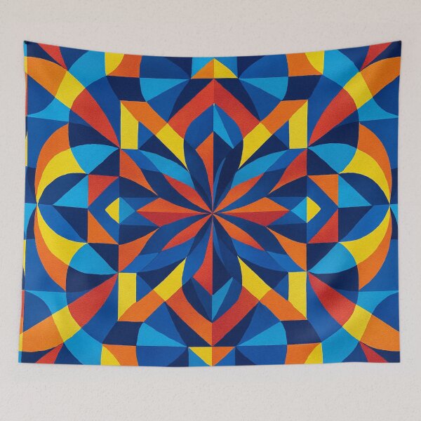 Item preview, Kaleidoscopic geometry in color designed and sold by Sigtrix.