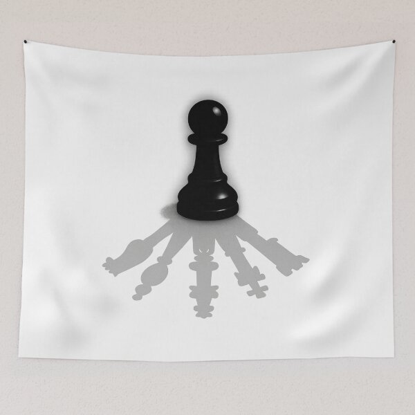 Item preview, Chess Pawn Masterpiece Shadow Design designed and sold by Nuvijo.
