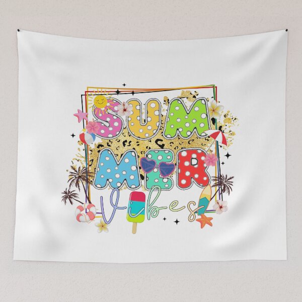 Item preview, Summer Vibes Leopard Print with Icons designed and sold by NewAspect.