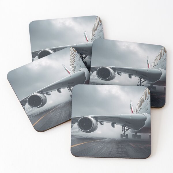 Item preview, Emirates A380 Rear View designed and sold by Skyframe Aviation.
