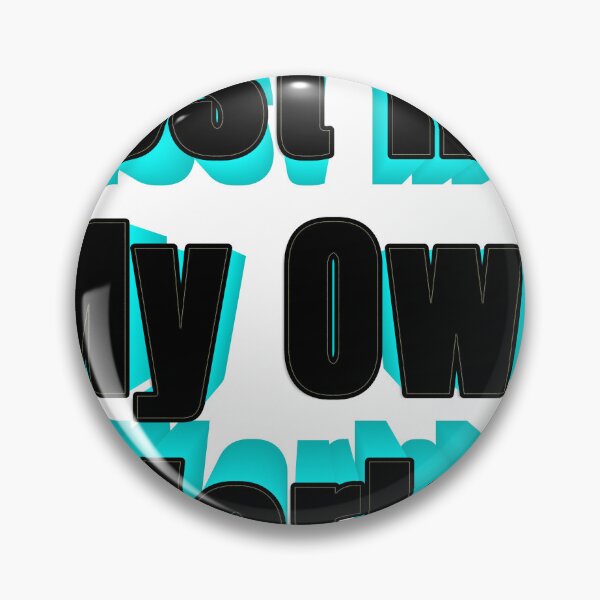 Item preview, Lost In My Own World (black&cyan) designed and sold by INonsense-SHOP.